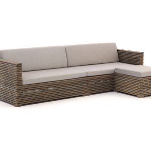 ROUGH-C chaise longue loungeset 3-delig - Laagste prijsgarantie!