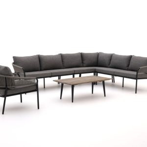 Bellagio Nova Siri/ROUGH-K hoek loungeset 6-delig - Laagste prijsgarantie!