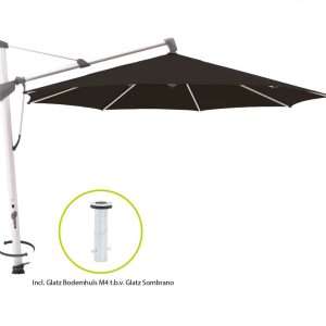 Glatz Sombrano S+ zweefparasol ø 350cm - Laagste prijsgarantie!