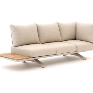 SUNS Stockholm lounge tuinbank 3-zits hoekelement 255cm - Laagste prijsgarantie!