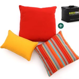Sierkussen set Timeless Stripe Orange - Laagste prijsgarantie!