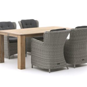 Intenso Milano/ROUGH-X 180cm dining tuinset 5-delig - Laagste prijsgarantie!