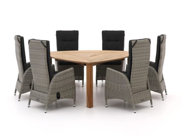 Intenso Fabrizi/ROUGH-S 170cm dining tuinset 7-delig verstelbaar - Laagste prijsgarantie!