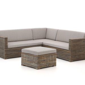 ROUGH-C hoek loungeset 4-delig - Laagste prijsgarantie!