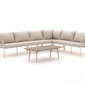 Bellagio Nova Siri/ROUGH-K hoek loungeset 5-delig - Laagste prijsgarantie!