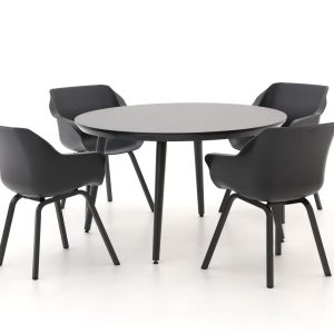 Hartman Sophie Element/Studio ø128cm dining tuinset 5-delig - Laagste prijsgarantie!