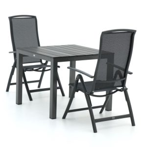 R&S Design Capri/Fidenza 90cm dining tuinset 3-delig verstelbaar - Laagste prijsgarantie!