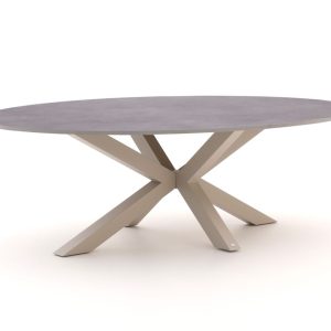 Bellagio Induno Ellips dining tuintafel 200x110cm - Laagste prijsgarantie!