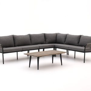 Bellagio Nova Siri/ROUGH-K hoek loungeset 5-delig - Laagste prijsgarantie!
