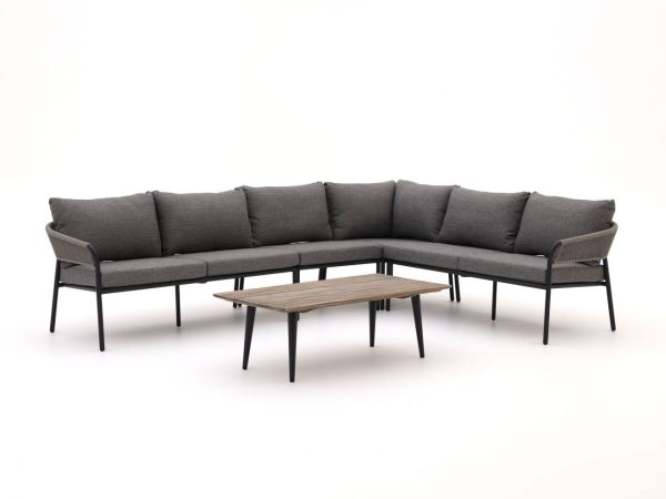 Bellagio Nova Siri/ROUGH-K hoek loungeset 5-delig - Laagste prijsgarantie!
