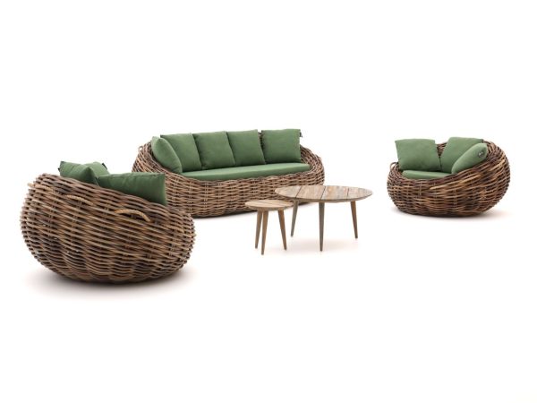 Apple Bee Cocoon/ROUGH-K stoel-bank loungeset 5-delig - Laagste prijsgarantie!