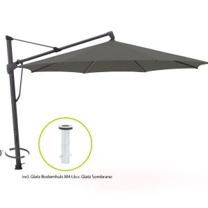 Glatz Sombrano S+ Easy zweefparasol ø 350cm - Laagste prijsgarantie!