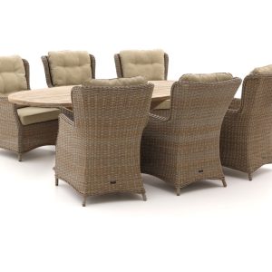 Intenso Milano/ROUGH-Y Ellips 240cm lounge-dining tuinset 7-delig - Laagste prijsgarantie!
