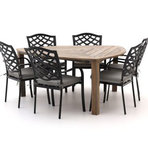 Hartman Berkeley/Triangular 170cm dining tuinset 7-delig - Laagste prijsgarantie!