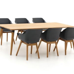 Hartman Sophie Studio 240cm dining tuinset 7-delig - Laagste prijsgarantie!