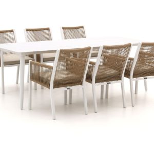 Manifesto Rivola/Sora 220cm dining tuinset 7-delig - Laagste prijsgarantie!