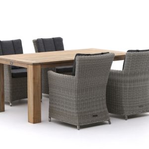 Intenso Adriano/ROUGH-X 180cm dining tuinset 5-delig - Laagste prijsgarantie!