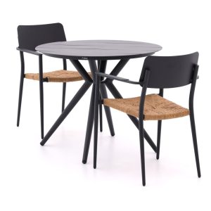 Bellagio Cino/Sora ø90cm dining tuinset 3-delig stapelbaar - Laagste prijsgarantie!